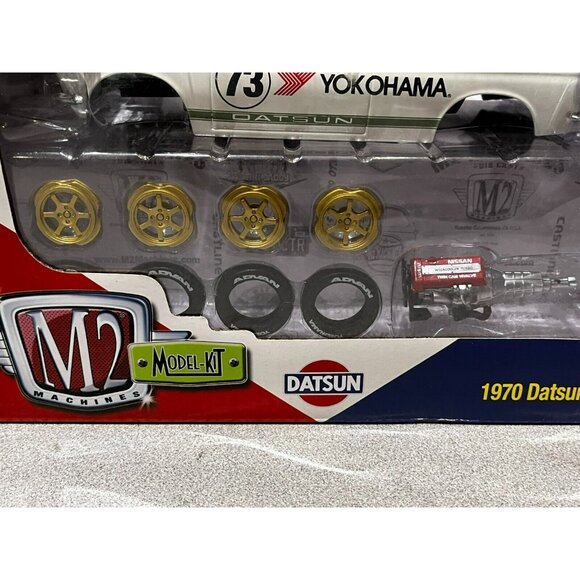 M2 Machines 1970 Datsun 510 Model Kit 1/24 Diecast Metal Car Yokohama NEW NIB - Picture 3 of 14